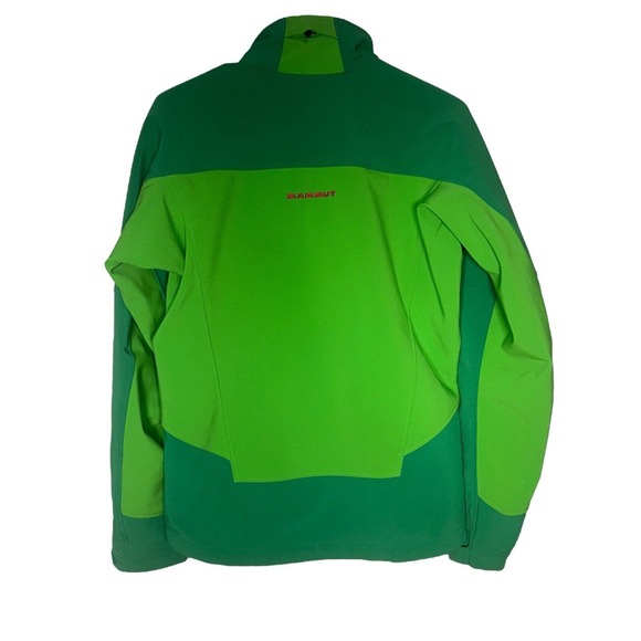 Mammut Jacket Womens Small Green Softech Full Zip Ladies Stretch Lightweight - Picture 2 of 5